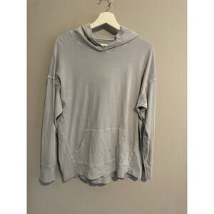 American Eagle Dusty Blue Pullover Hoodie‎ Lightweight Sweatshirt Size Medium